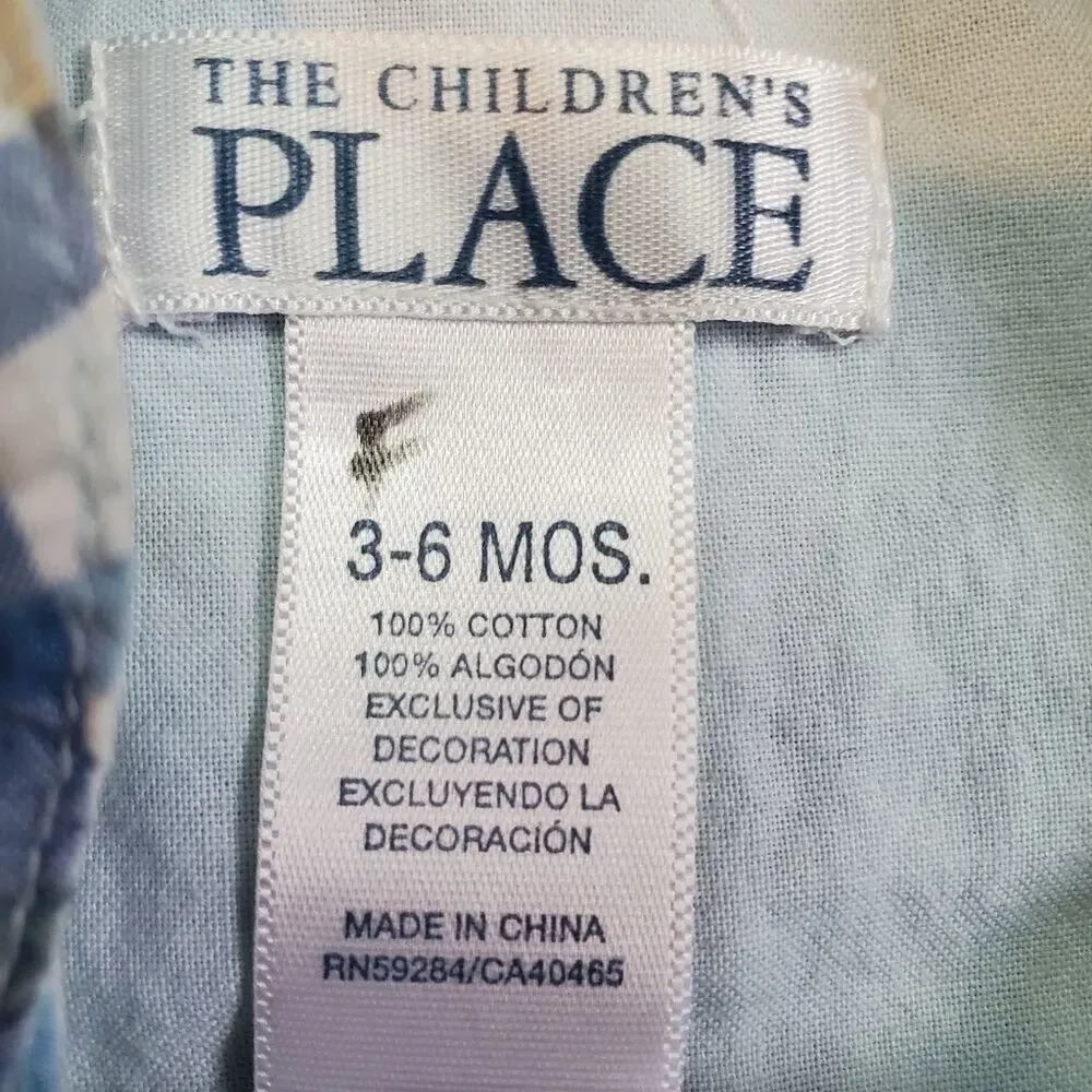 𝅺The childrens place two 3-6 months overalls